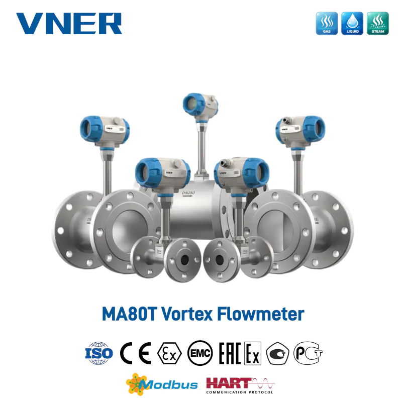 MA80T-sarjan Vortex-virtausmittari